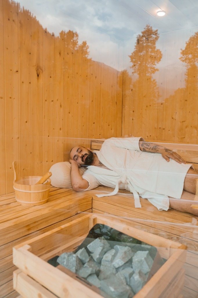 Relaxing Sauna Session at GlampView